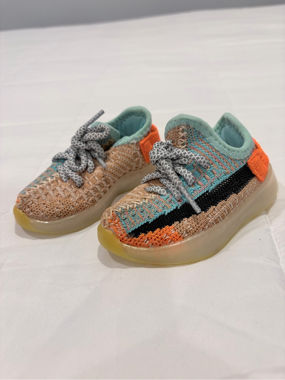Toddler Size 5 Knit Sneakers Multicolor Athletic Shoes Lightweight